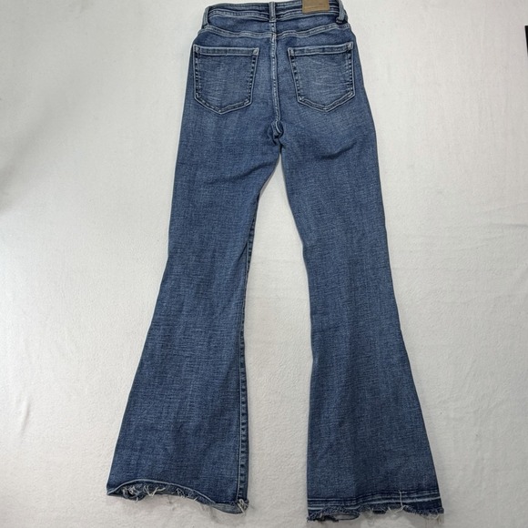 BKE Buckle Billie Flare Blue Jeans 26 Women's High Rise Stretch - Picture 8 of 8